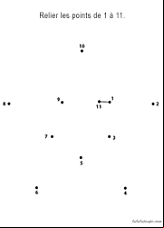 Points à relier de 1 à 11