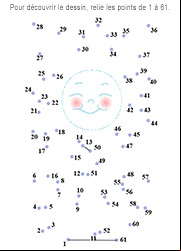 Points à relier de 1 à 60