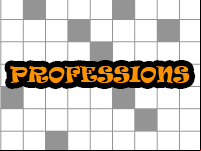 Jeu de mots croisés gratuits, les professions